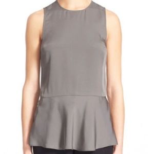 NWT Theory Nicella silk georgette blouse p xs